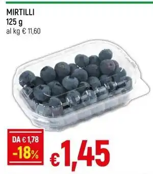 Famila Superstore MIRTILLI offerta
