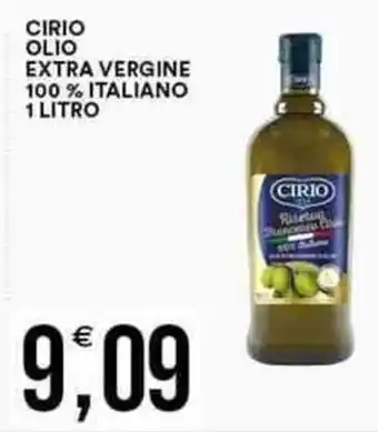 Vantaggio Cash&Carry CIRIO OLIO EXTRA VERGINE 100% ITALIANO 1 LITRO offerta