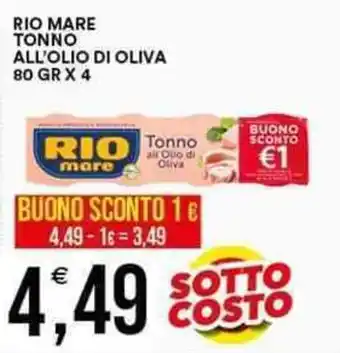 Vantaggio Cash&Carry RIO MARE TONNO offerta