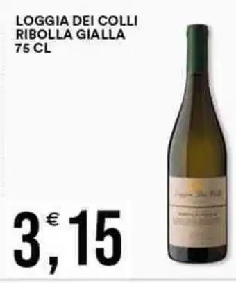 Vantaggio Cash&Carry LOGGIA DEI COLLI RIBOLLA GIALLA 75 CL offerta