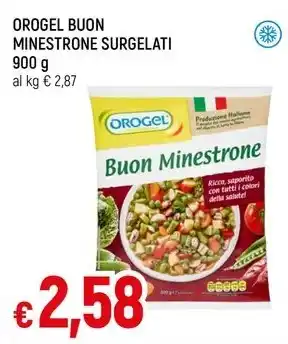 Famila Superstore OROGEL BUON MINESTRONE SURGELATI offerta
