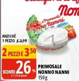 Tigros PRIMOSALE NONNO NANNI offerta