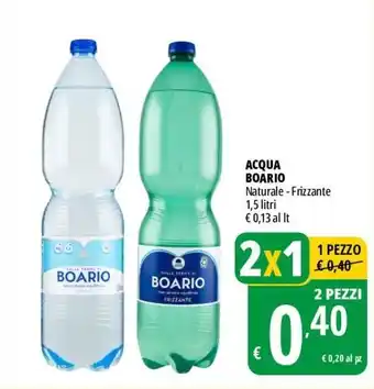 Tigros ACQUA BOARIO Naturale - Frizzante 1,5 litri offerta