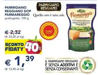 PARMIGIANO REGGIANO DOP PARMAREGGIO grattugiato, 100 g