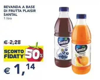 Esselunga BEVANDA A BASE DI FRUTTA PLAISIR SANTAL 1 litro offerta