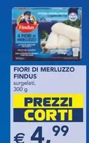 Esselunga FIORI DI MERLUZZO FINDUS surgelati, 300 g offerta