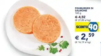 Esselunga FISHBURGER DI SALMONE offerta