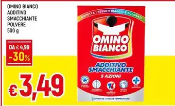 Famila Superstore OMINO BIANCO ADDITIVO SMACCHIANTE POLVERE offerta