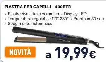 Unieuro PIASTRA PER CAPELLI - 400BTR offerta