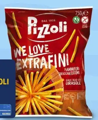 Sapore di Mare FIAMMIFERI DI PATATE WE LOVE PIZZOLI PREFRITTE 750g offerta