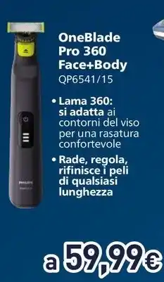 Unieuro OneBlade Pro 360 Face+Body offerta