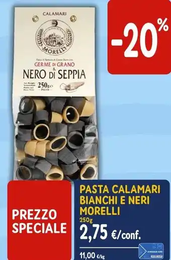 Sapore di Mare PASTA CALAMARI BIANCHI E NERI MORELLI 250g offerta