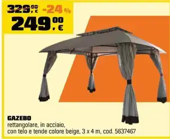 OBI GAZEBO offerta