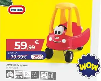 Toys Center AUTO COZY COUPE offerta