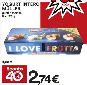 Coop Superstore YOGURT INTERO MÜLLER gusti assortiti, 8 x 125 g offerta