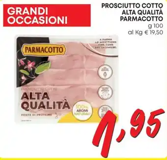 Kanguro PROSCIUTTO COTTO ALTA QUALITÀ PARMACOTTO g 100 offerta
