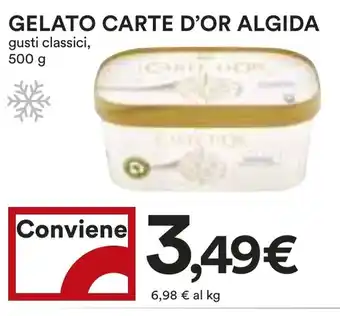 Coop Superstore GELATO CARTE D'OR ALGIDA gusti classici, 500 g offerta
