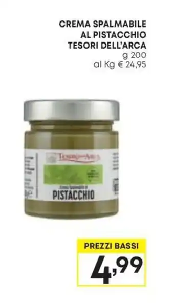 Kanguro CREMA SPALMABILE AL PISTACCHIO TESORI DELL'ARCA g 200 offerta