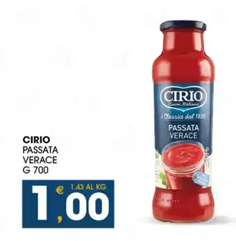 CIRIO PASSATA VERACE G 700