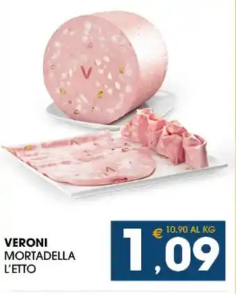 SeBón Supermercati VERONI MORTADELLA offerta