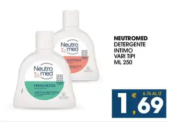SeBón Supermercati NEUTROMED DETERGENTE INTIMO VARI TIPI ML 250 offerta