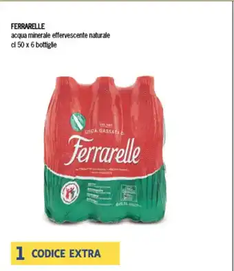 SeBón Supermercati FERRARELLE acqua minerale effervescente naturale cl 50 x 6 bottiglie offerta