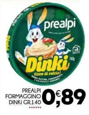 Enne Market PREALPI FORMAGGINO DINKI GR.140 offerta