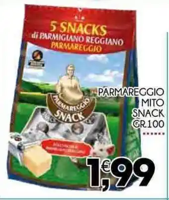 Enne Market PARMAREGGIO MITO SNACK GR.100 offerta