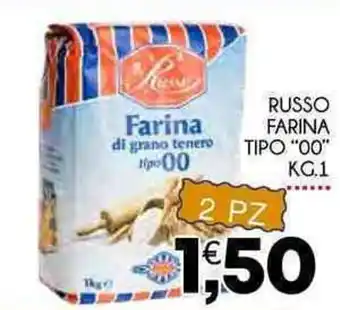 Enne Market RUSSO FARINA TIPO "00" KG.1 offerta