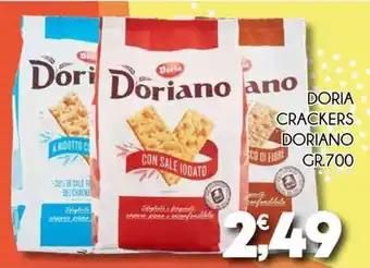 Enne Market DORIA CRACKERS DORIANO GR. 700 offerta