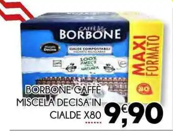 Enne Market BORBONE CAFFÈ MISCELA DECISA IN CIALDE X80 offerta
