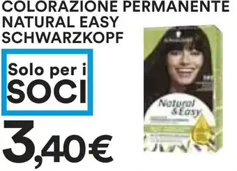 Coop Superstore COLORAZIONE PERMANENTE NATURAL EASY SCHWARZKOPF offerta