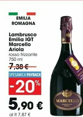 Carrefour Lambrusco offerta