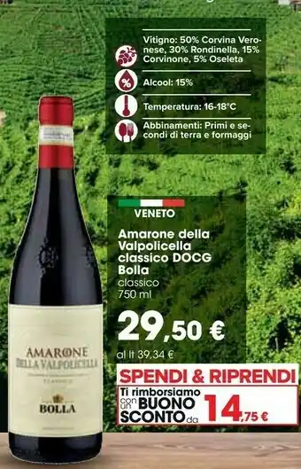 Carrefour Amarone offerta