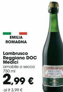 Carrefour Lambrusco offerta