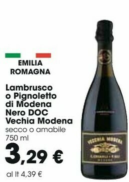 Carrefour Lambrusco offerta