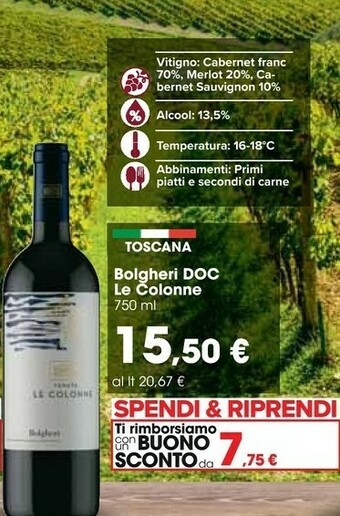 Carrefour Vino rosso offerta