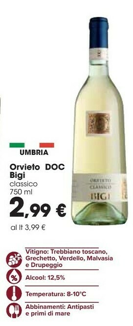 Carrefour Vino bianco offerta