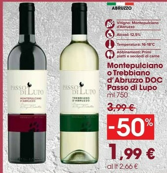 Carrefour Montepulciano d'abruzzo offerta