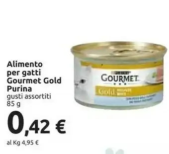 Carrefour Alimento per gatti gourmet gold offerta