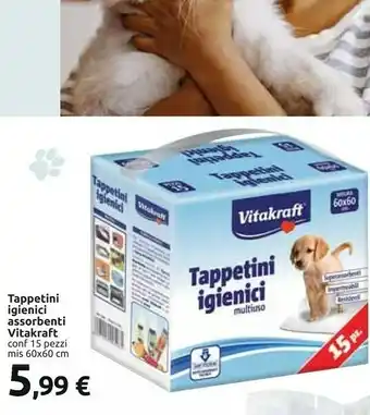 Carrefour Tappetini igienici assorbenti offerta