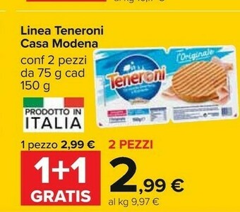 Carrefour Teneroni l'originale 150 g(ml) offerta