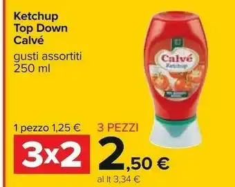 Carrefour Ketchup nature 250 g(ml) offerta