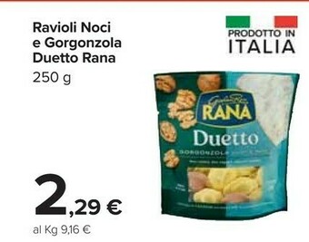 Carrefour Duetto noci in pezzi gorgonzola dop 250 g(ml) offerta