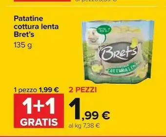 Carrefour Brets - patatine pepe nero 135 g(ml) offerta