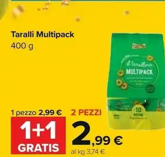 Carrefour Taralli multipack offerta