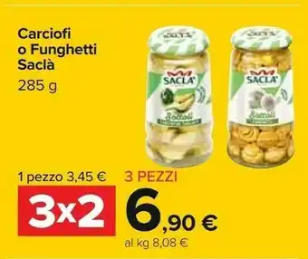 Carrefour Carciofi grigliati 285 g(ml) offerta