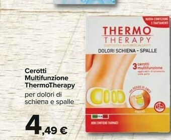 Carrefour Cerotti multifunzione thermotherapy offerta