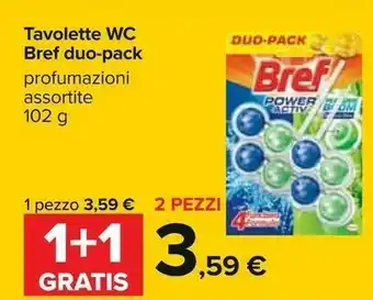 Carrefour Tavolette wc duo-pack offerta