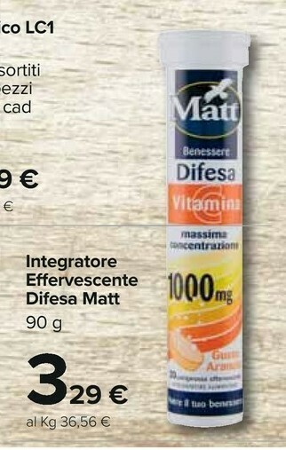 Integratore effervescente difesa